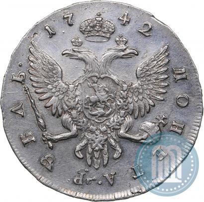 Picture 1 rouble 1742 year СПБ 