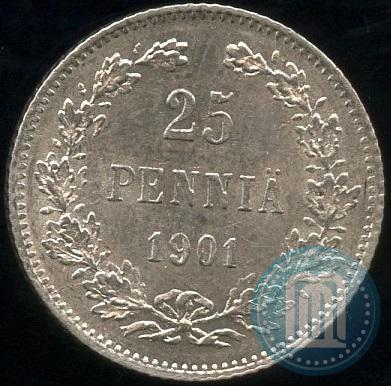 Picture 25 pennia 1901 year L 