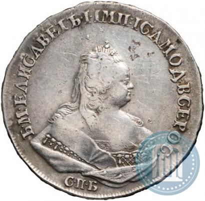 Picture 1 rouble 1742 year СПБ 