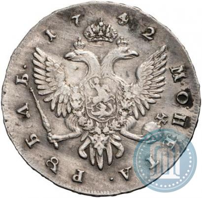 Picture 1 rouble 1742 year СПБ 