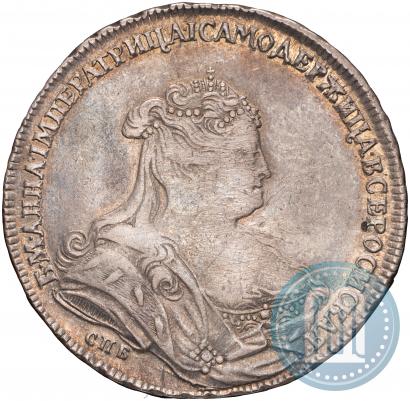 Picture 1 rouble 1739 year СПБ "Petersburg type"