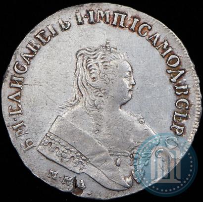 Фото 1 рубль 1750 года ММД 