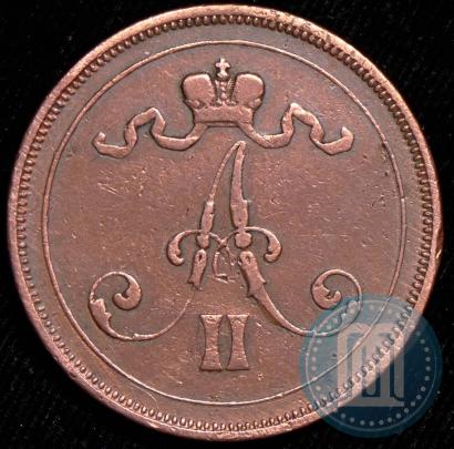 Picture 10 pennia 1875 year  