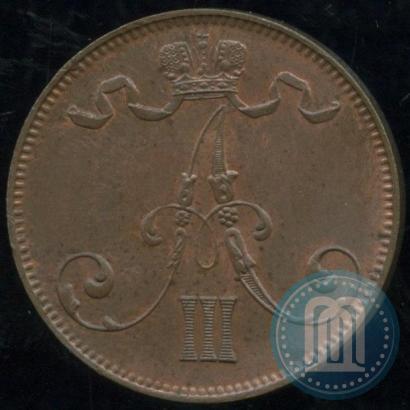 Picture 5 pennia 1892 year  