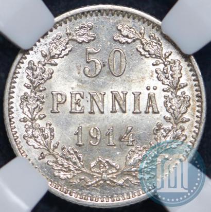 Picture 50 pennia 1914 year S 