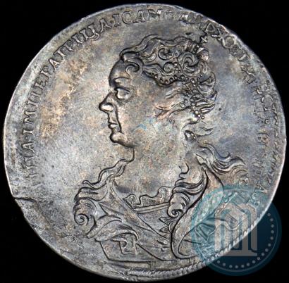 Picture 1 rouble 1726 year  "Moscow type, portrait turned to the left"