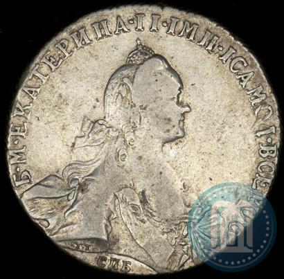 Picture 1 rouble 1772 year СПБ-ЯЧ-Т.I. 