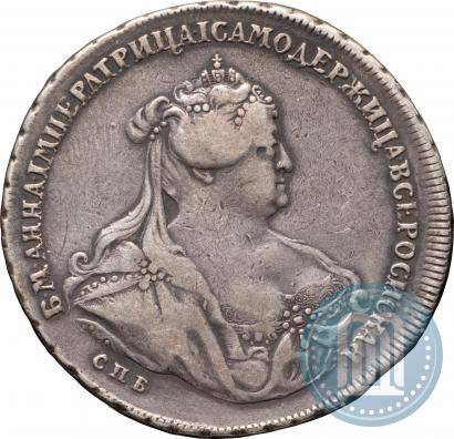 Picture 1 rouble 1739 year СПБ "Petersburg type"