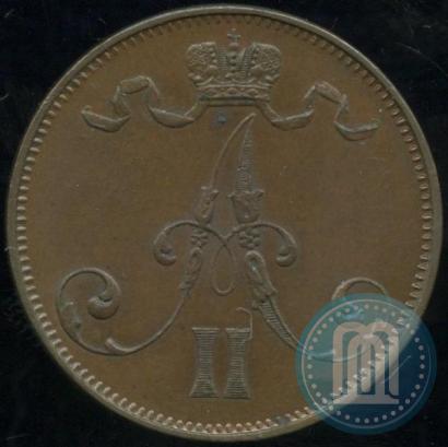 Picture 5 pennia 1875 year  