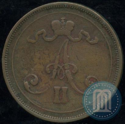 Picture 10 pennia 1875 year  