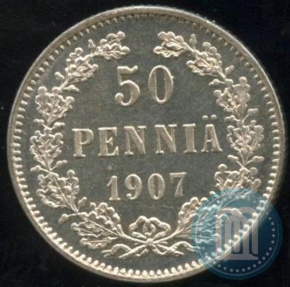 Picture 50 pennia 1907 year L 