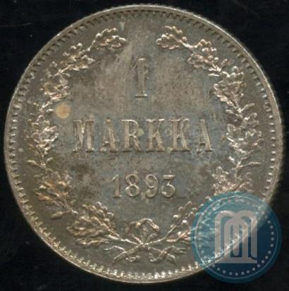 Picture 1 markka 1893 year L 