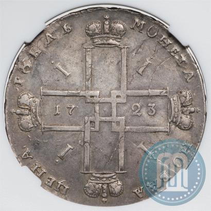 Picture 1 rouble 1723 year OK "Portrait with ermine mantle"