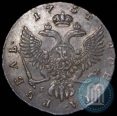 Picture 1 rouble 1754 year ММД-ЕI 