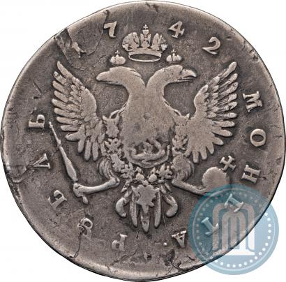 Picture 1 rouble 1742 year СПБ 