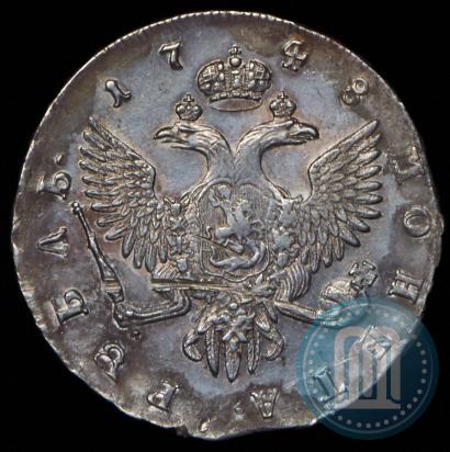 Picture 1 rouble 1748 year СПБ 