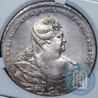 Picture 1 rouble 1738 year СПБ "Petersburg type"