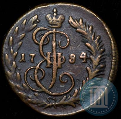 Фото Денга 1784 года КМ 