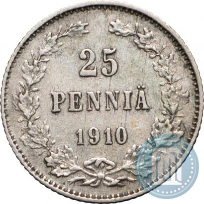 Picture 25 pennia 1910 year L 