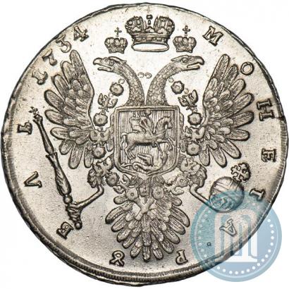 Picture 1 rouble 1734 year  "Type of 1734"