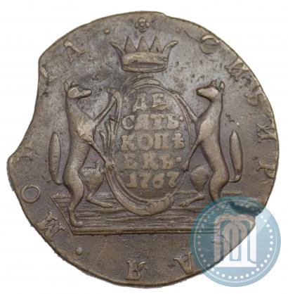 Picture 10 kopecks 1767 year КМ 