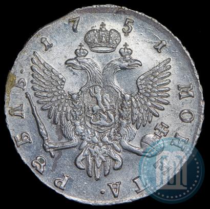 Picture 1 rouble 1751 year СПБ 