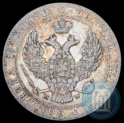 Picture 3/4 roubles - 5 złotych 1838 year MW 