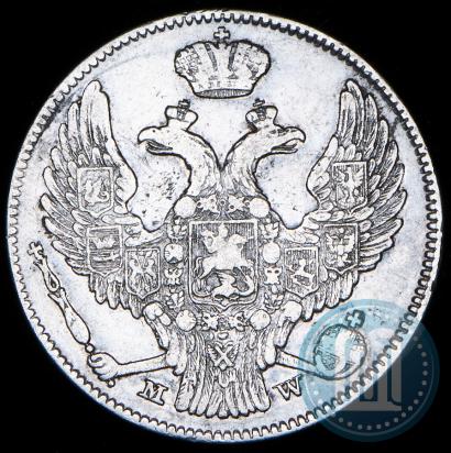 Picture 30 kopecks - 2 złotych 1838 year MW 