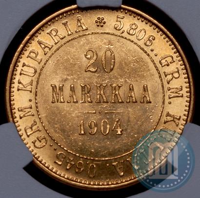 Picture 20 markkaa 1904 year L 