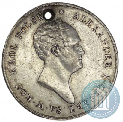 Picture 10 złotych 1823 year IB 