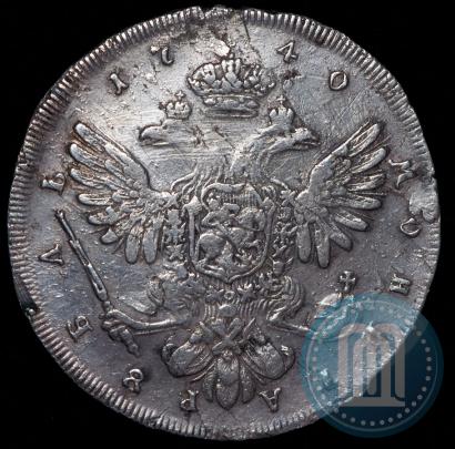 Picture 1 rouble 1740 year СПБ "Petersburg type"