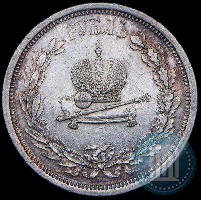 Picture 1 rouble 1883 year ЛШ "On the Coronation of Emperor Alexander III"