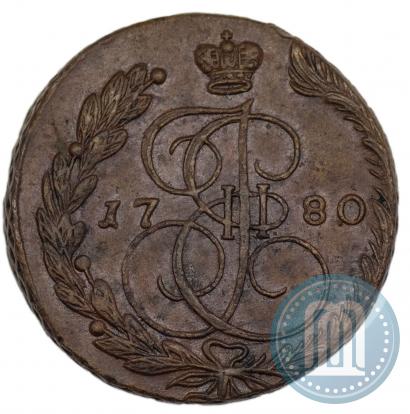 Picture 5 kopecks 1780 year ЕМ 