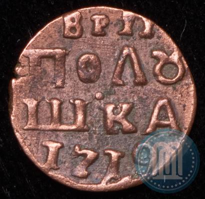 Фото Полушка 1719 года  