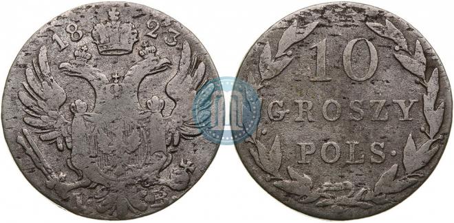 10 groszy 1823 year