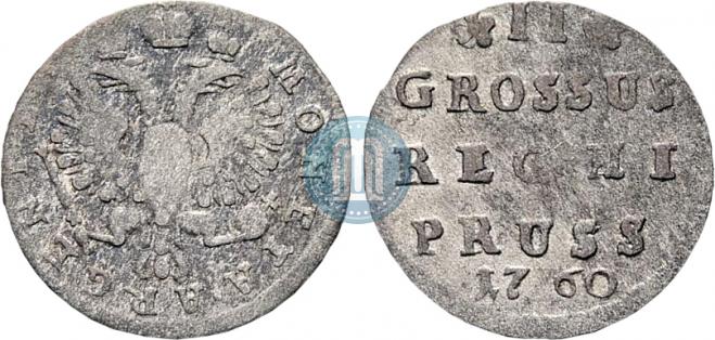 2 grosze 1760 year