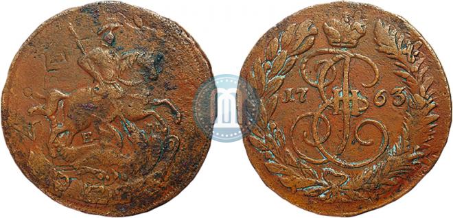 2 kopecks 1763 year