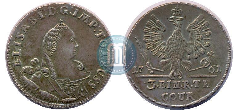 Picture 1/3 Thaler 1761 year  