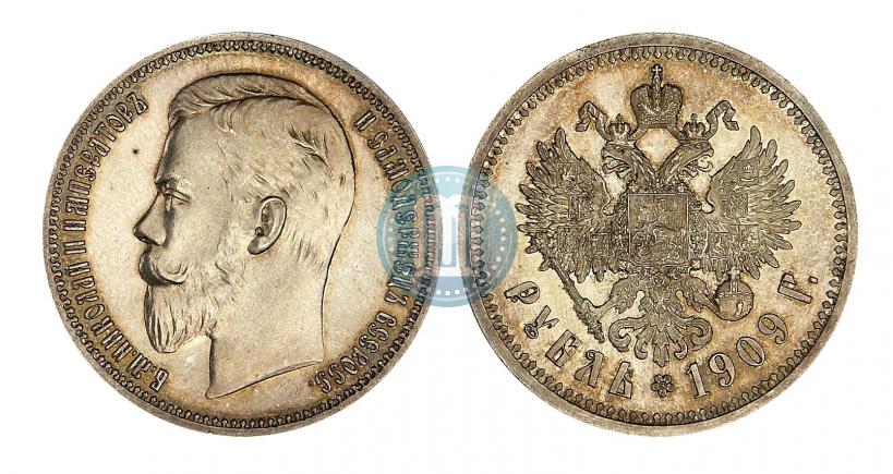 Picture 1 rouble 1909 year (ЭБ) 