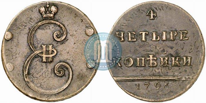 Фото 4 копейки 1796 года  