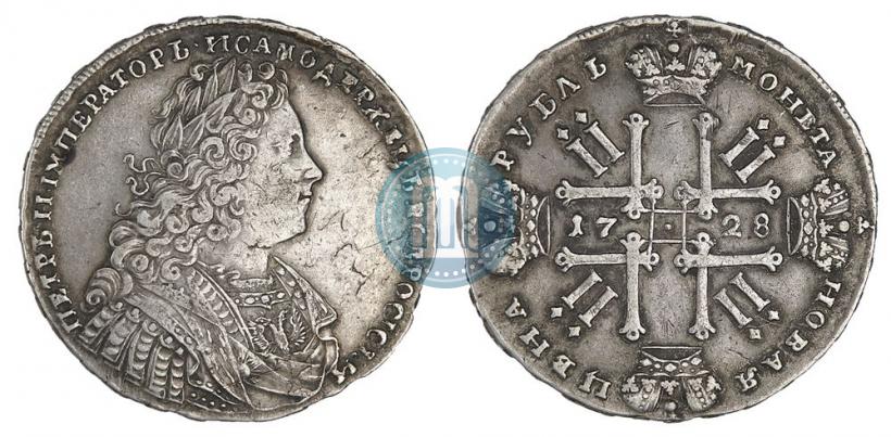 Picture 1 rouble 1728 year  "Type of 1728"