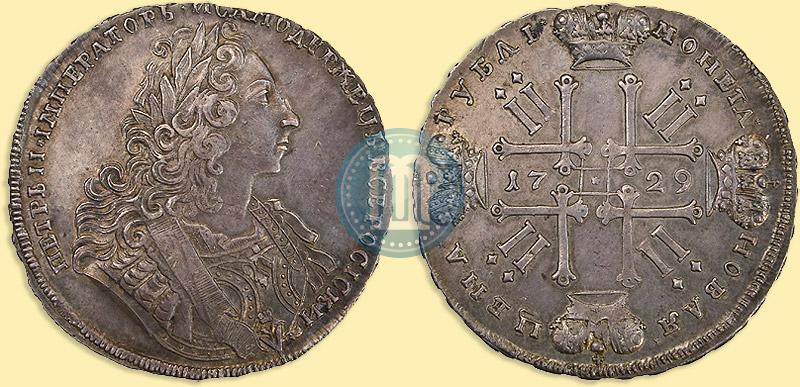 Picture 1 rouble 1729 year  "Type of 1729"