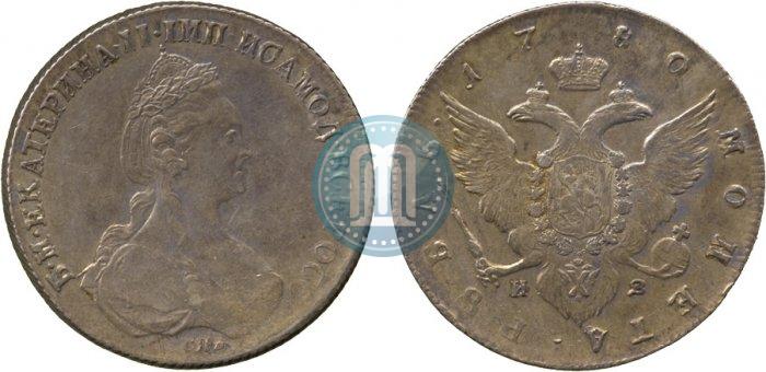 Picture 1 rouble 1780 year СПБ-ИЗ 