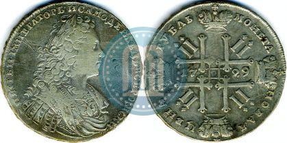 Picture 1 rouble 1729 year  "Type of 1728"