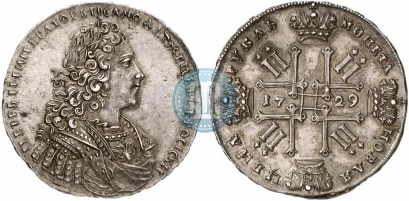 Picture 1 rouble 1729 year  "Type of 1728"