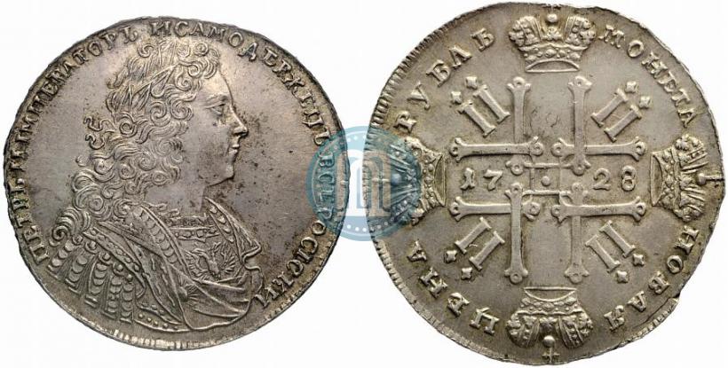 Picture 1 rouble 1728 year  "Type of 1728"