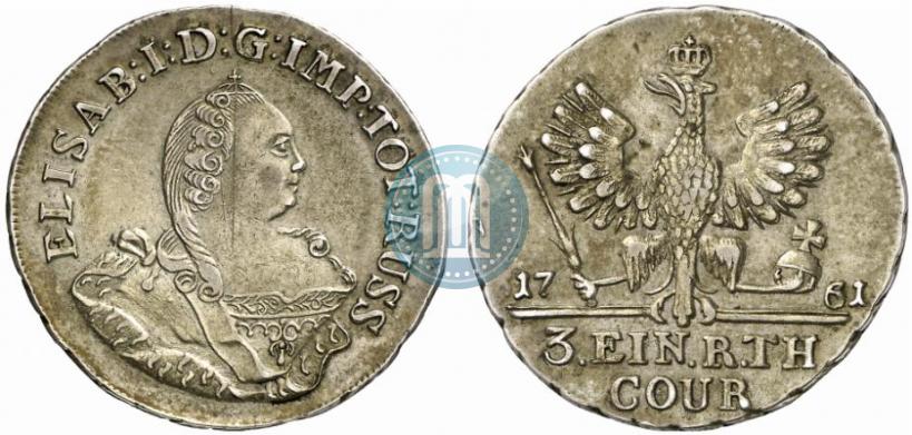 Picture 1/3 Thaler 1761 year  