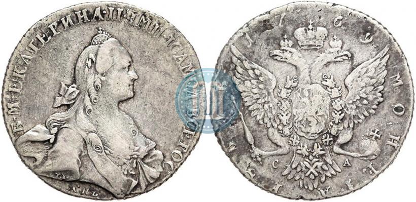 Picture 1 rouble 1769 year СПБ-СА 