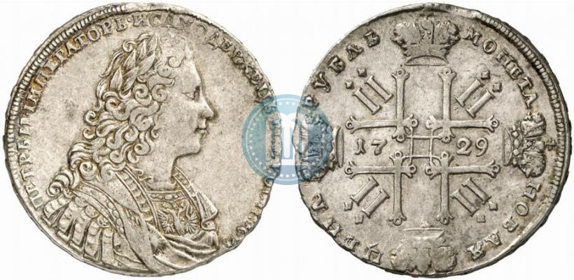 Picture 1 rouble 1729 year  "Type of 1728"