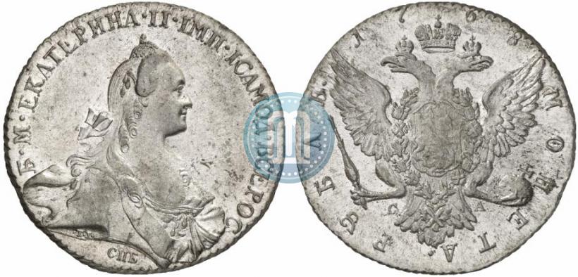 Picture 1 rouble 1768 year СПБ-СА 